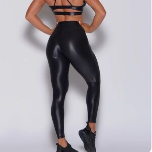 Bombshell black gloss leggings
